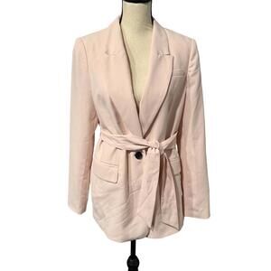 Banana Republic Pink Belted Blazer Size 10